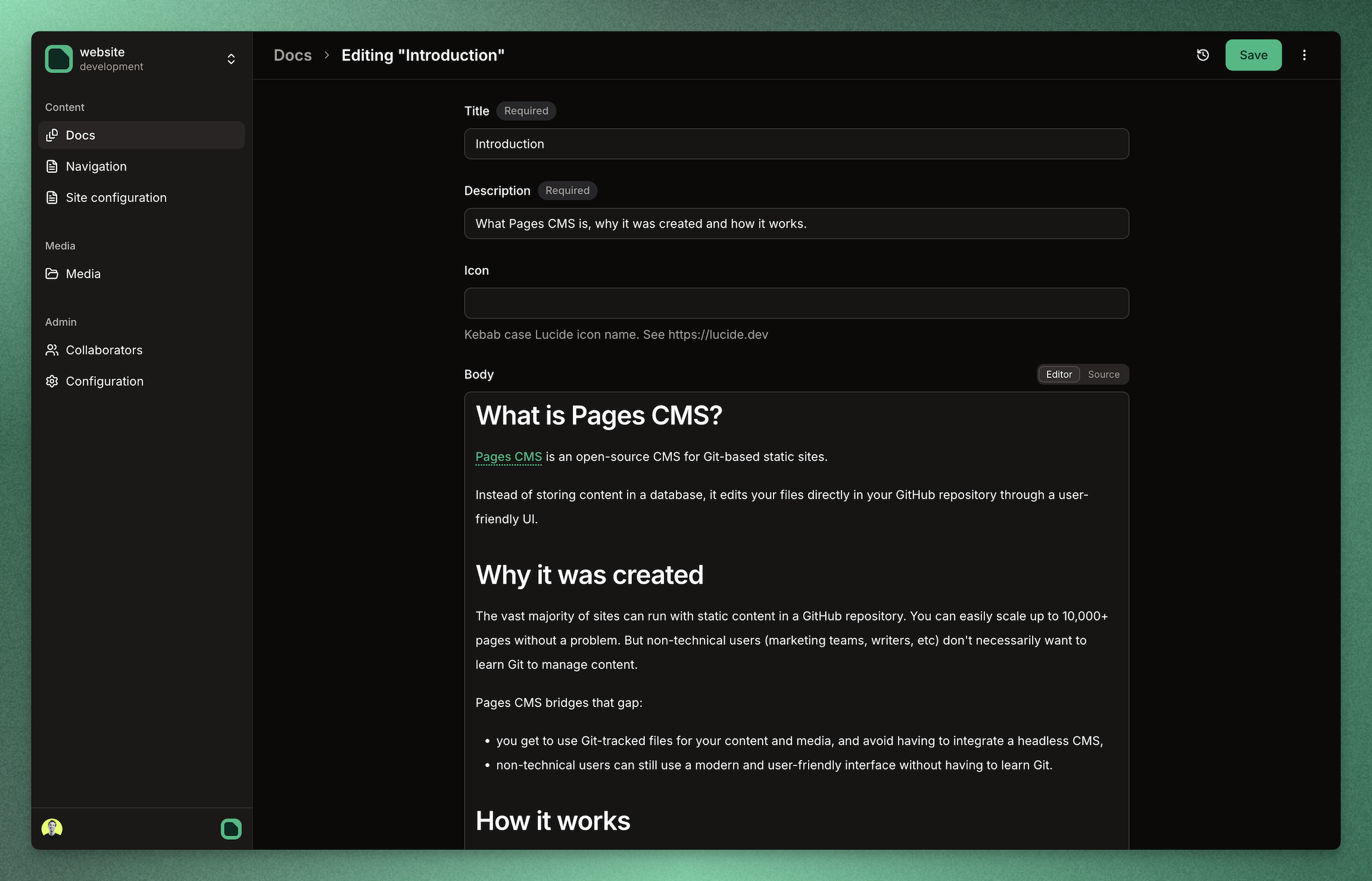Screenshot (light mode)